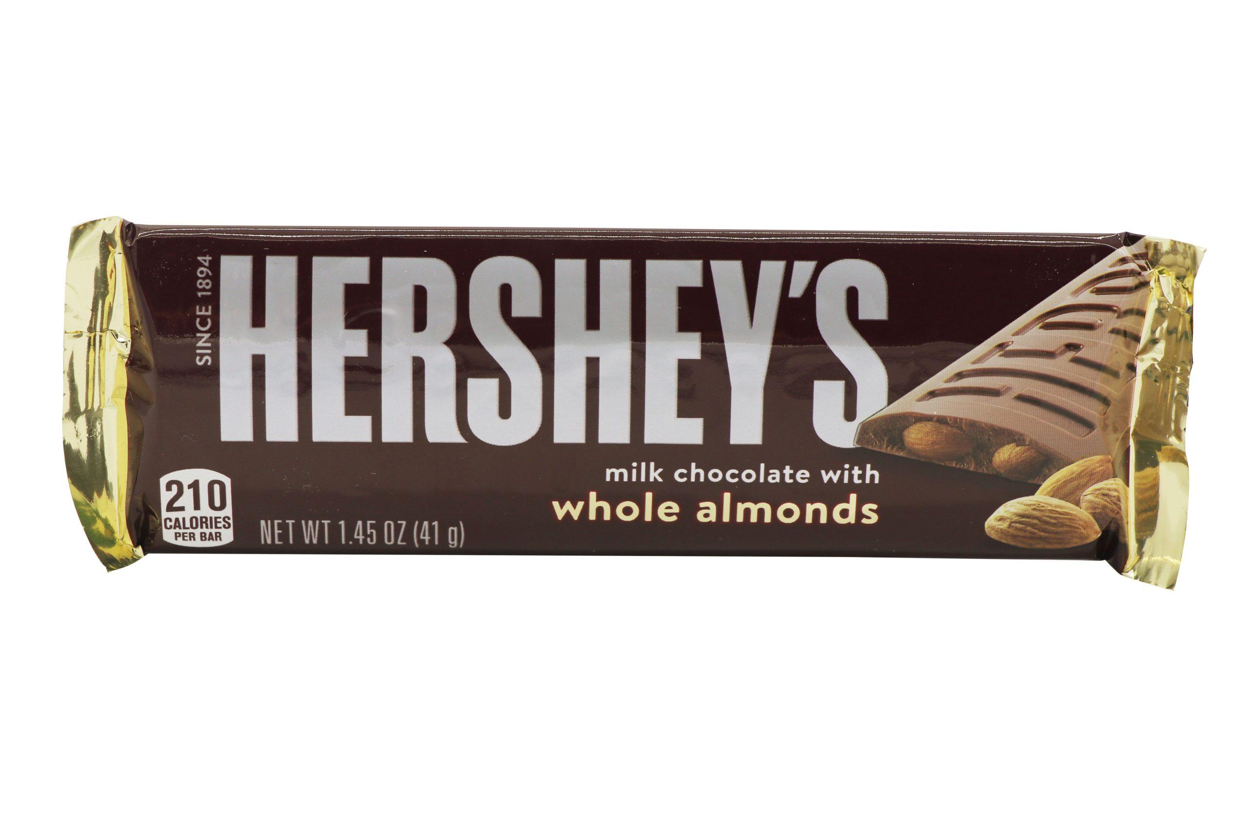 HERSHEY'S Milk Chocolate with Almonds Candy Bar (1 Bar)